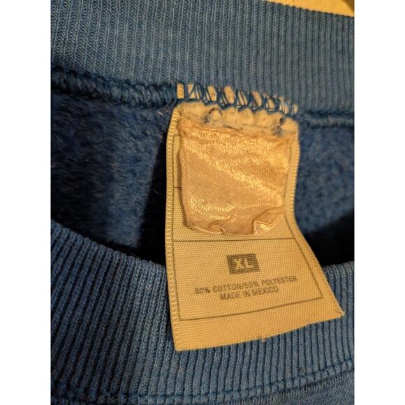 Vintage old navy trademark blue crewneck sweater size XL‎ cotton blend - Picture 3 of 4